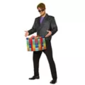 Adult Dick in a Box Blonde Costume -  Saturday Night Live at Spencer's