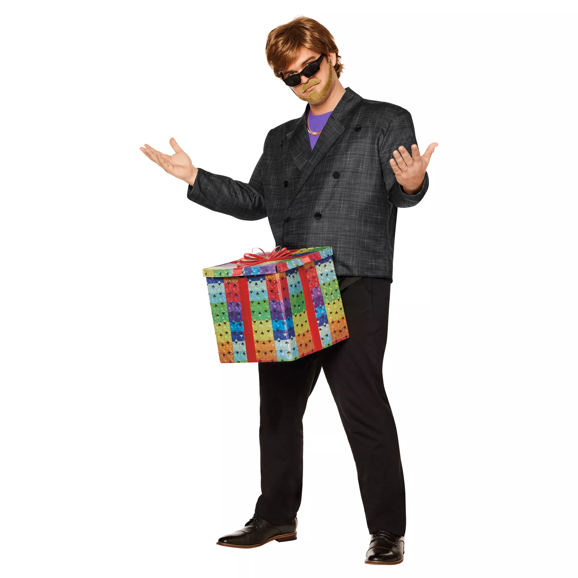 Adult Dick in a Box Blonde Costume -  Saturday Night Live at Spencer's
