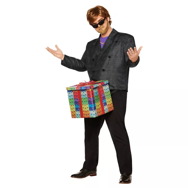 Adult Dick in a Box Blonde Costume -  Saturday Night Live at Spencer's