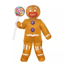 Adult Gingy Inflatable Costume - Shrek at Spirit Halloween