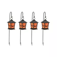 LED Jack-O-Lantern Pathway Markers - 4 Pack at Spirit Halloween