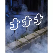 Light-Up LED Glowing Ghost Pathway Markers at Spirit Halloween