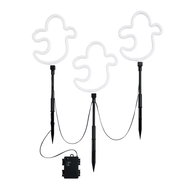 Light-Up LED Glowing Ghost Pathway Markers at Spirit Halloween