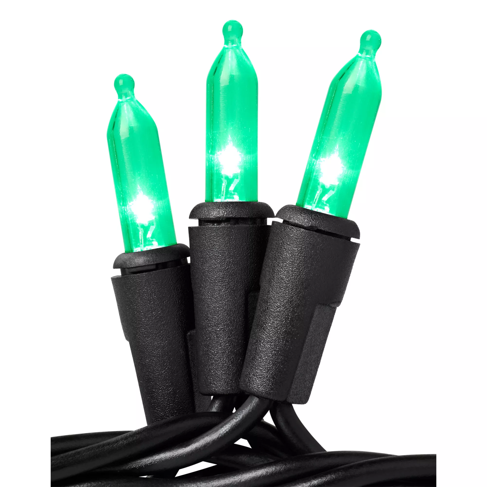 LED Green Mini Lights - 70 Count