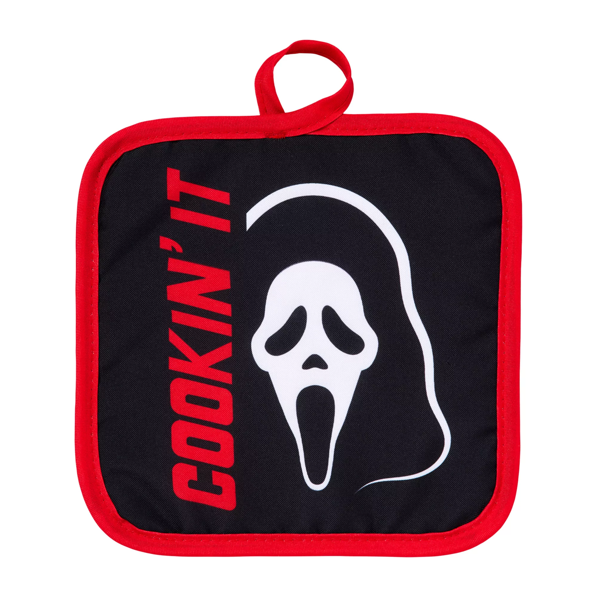 Ghost Face Oven Mitt and Pot Holder Set