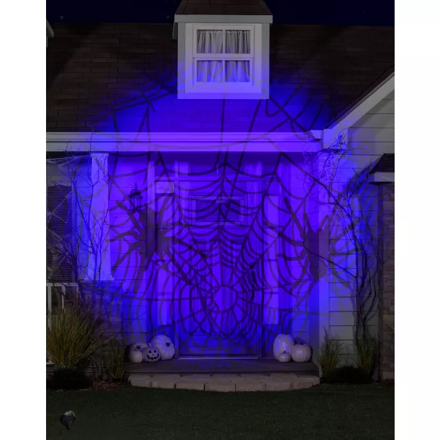 Cascading Spider Web Light Projector at Spirit Halloween