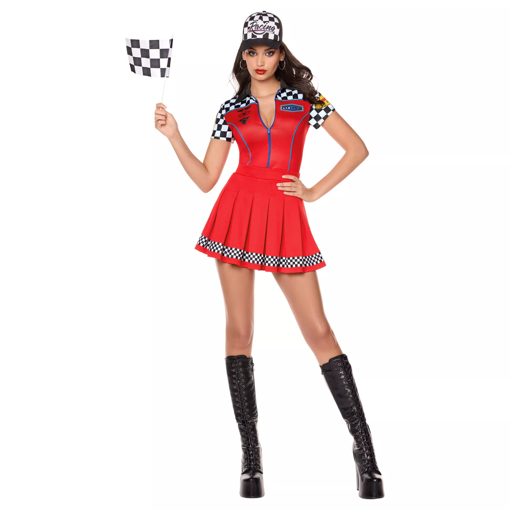 Adult Pit Crew Uniform Dress Costume at Spencer's