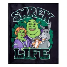 Life Fleece Blanket -  Shrek at Spencer's