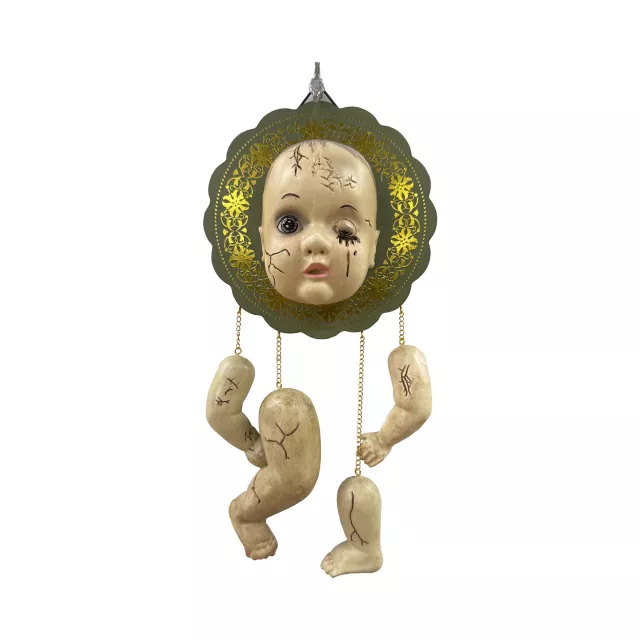 Broken Doll Hanging Sign at Spencer's
