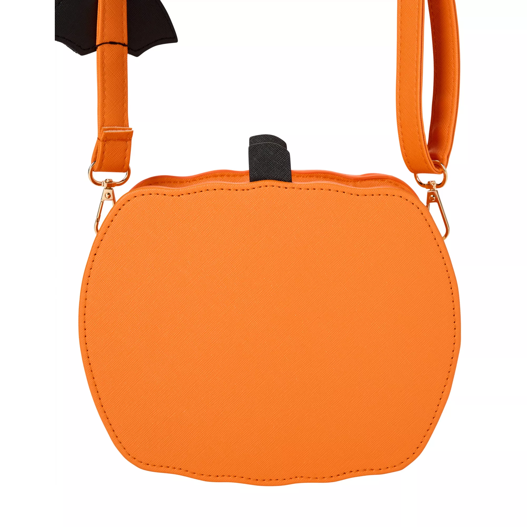 Rhinestone Jack-O'-Lantern Crossbody Bag