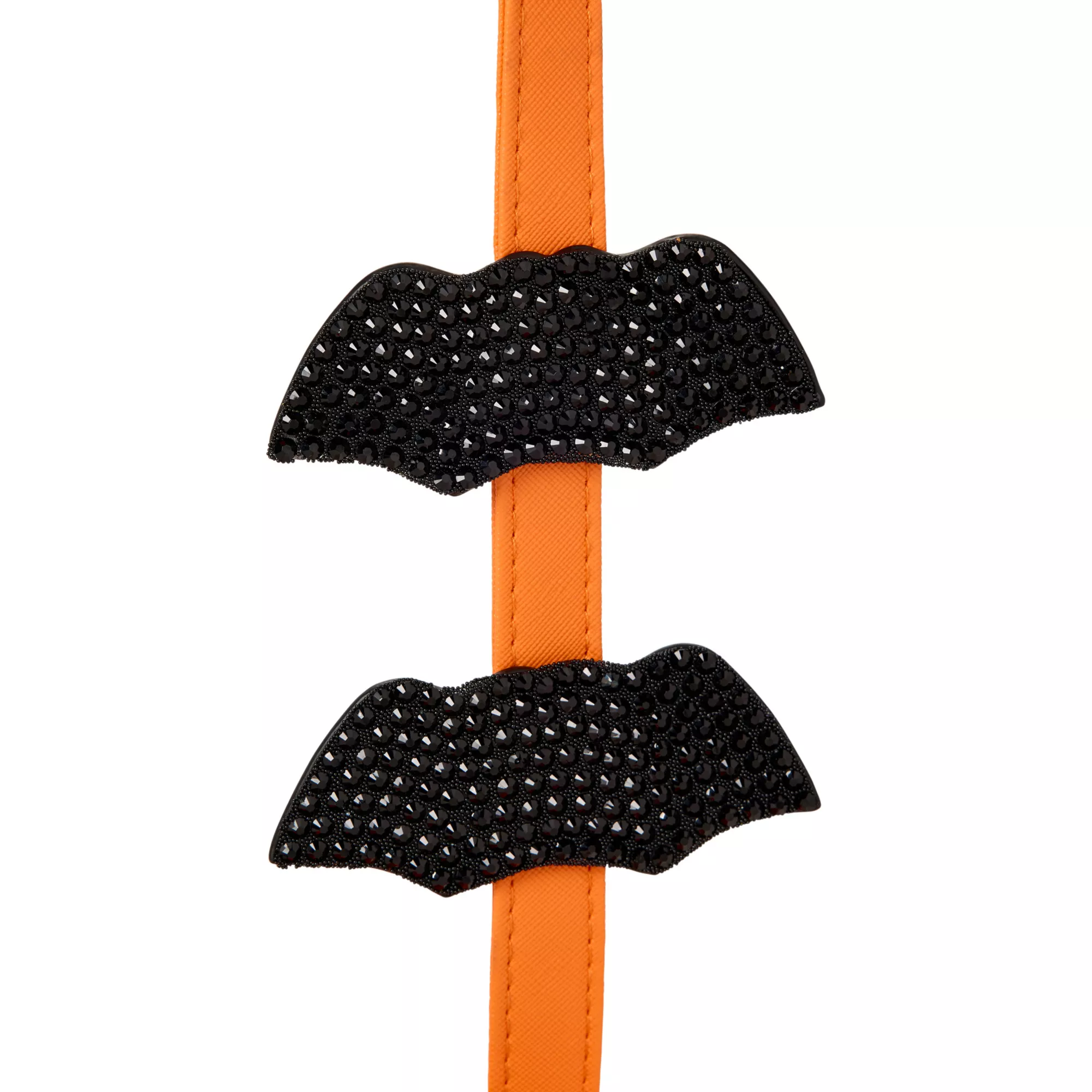 Rhinestone Jack-O'-Lantern Crossbody Bag