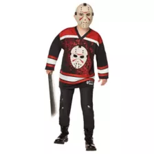 Kids Jason Jersey and Mask Costume Kit - Jason Universe at Spirit Halloween