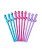 Bachelorette Party Penis Straw - 10 Pack