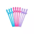 Bachelorette Party Penis Straw - 10 Pack at Spirit Halloween