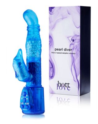 Pearl Diver Dolphin G-Spot Vibrator 10 Inch - Hott Love