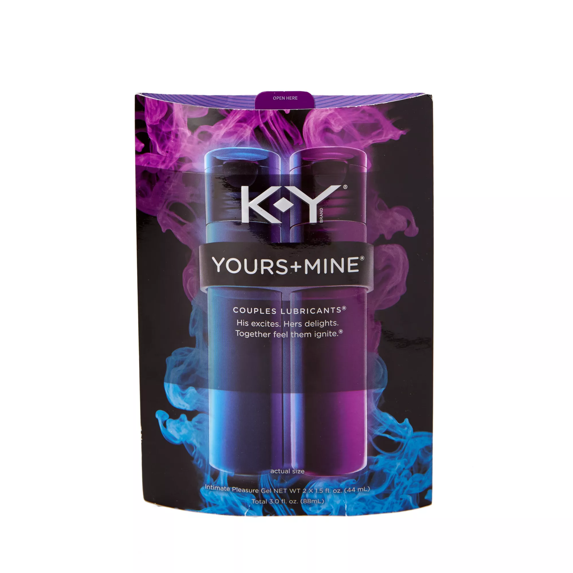 KY Yours And Mine Water-Based Lubricant 2 Pack at Spencer's