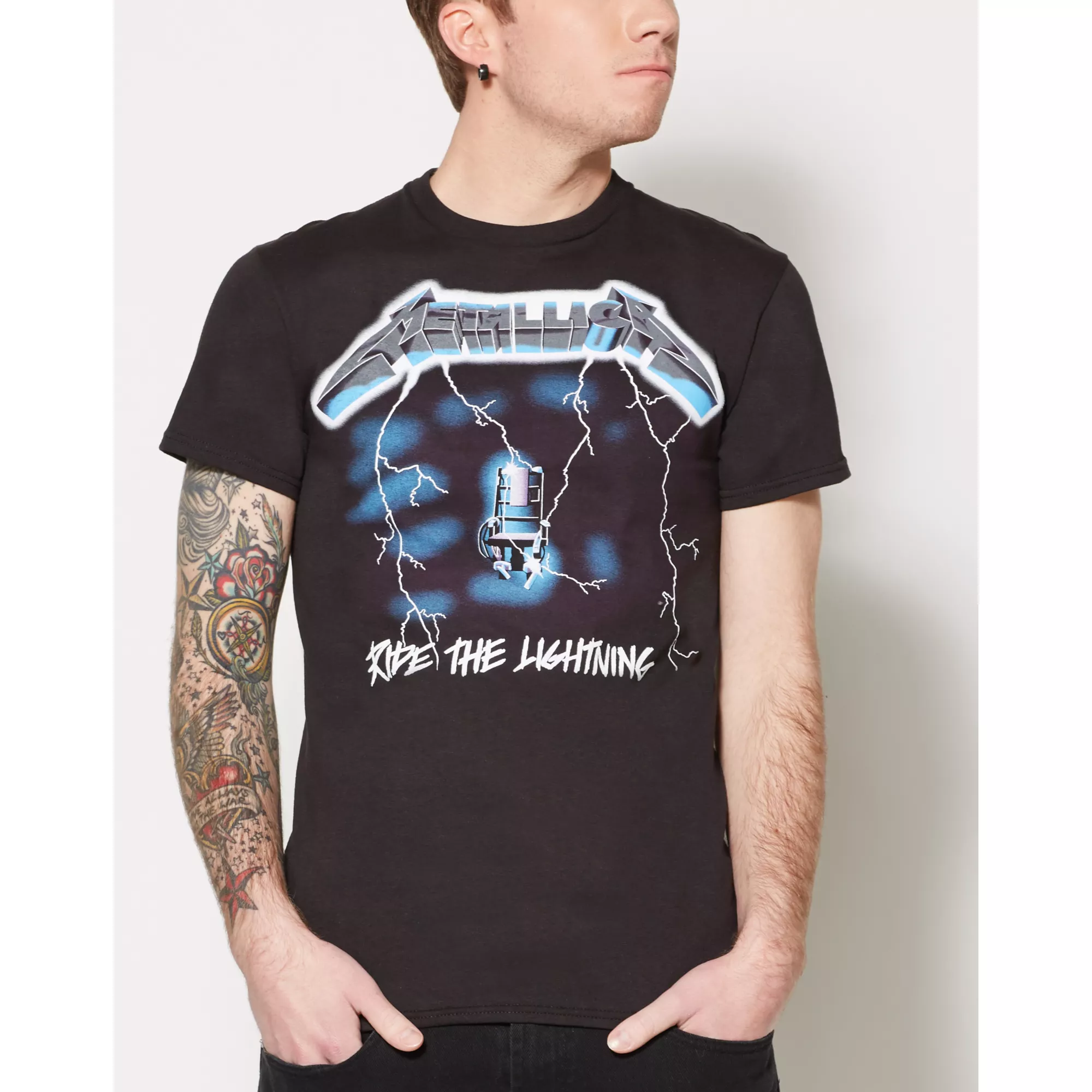 Metallica Ride The Lightning T Shirt at Spencer's