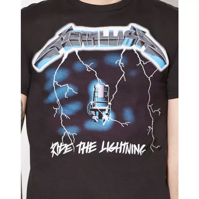 Metallica Ride The Lightning T Shirt at Spencer's