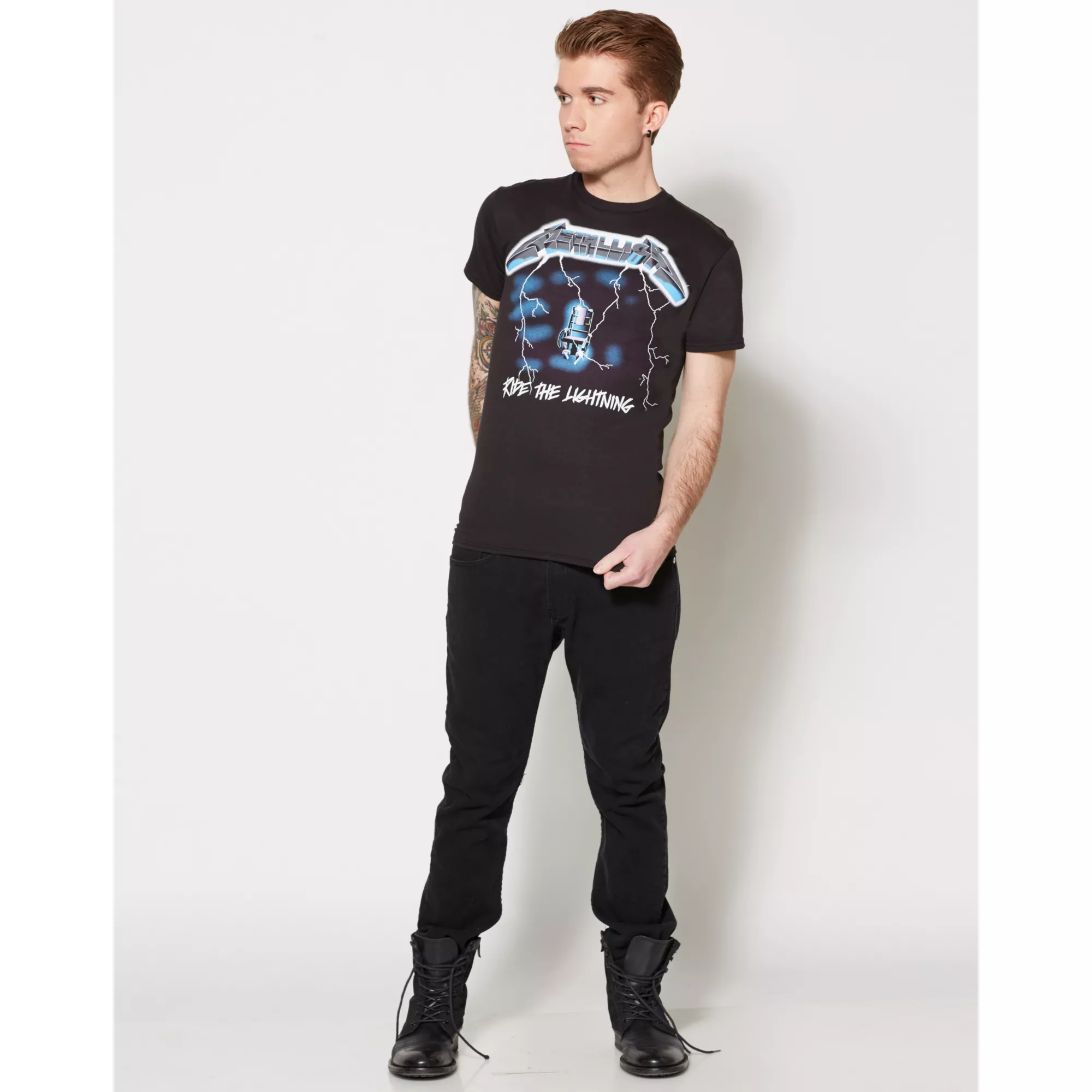Metallica Ride The Lightning T Shirt at Spencer's