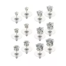 CZ Round Stud Earrings - 12 Pack at Spencer's
