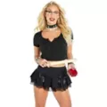 Satin School Girl Skirt at Spencer's