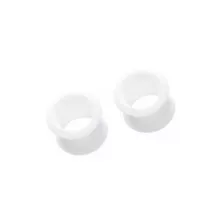 White Tunnel Plugs at Spencer's