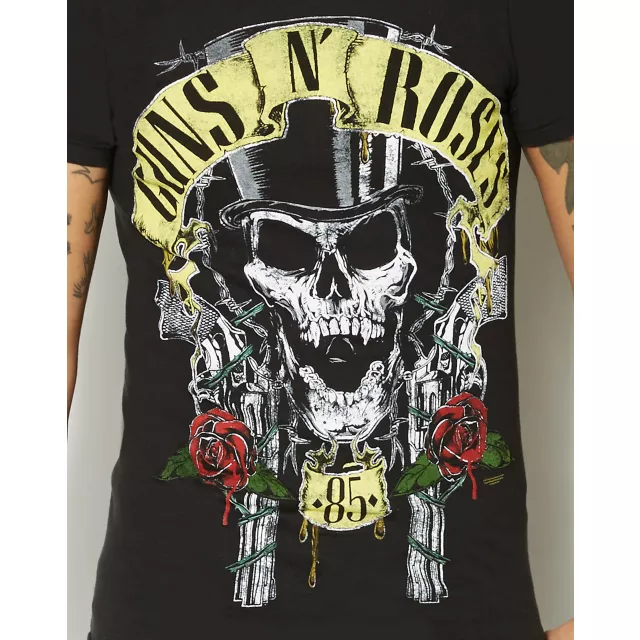 Top Hats Guns N Roses T Shirt at Spencer's