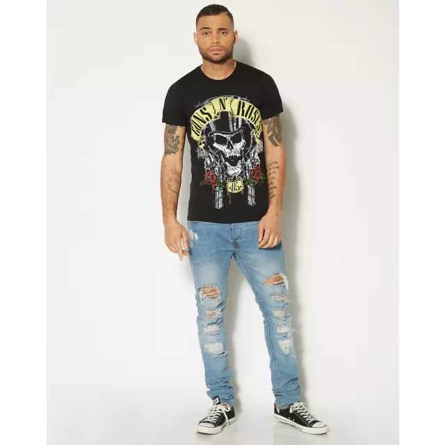 Top Hats Guns N Roses T Shirt at Spencer's