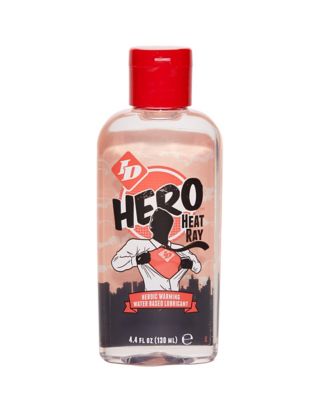 Hero Heat Ray Warming Water-Based Massage Lube - 4 oz. - Spencer's