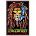 Lion Rastafari Black Light Poster at Spencer's