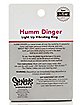 Humm Dinger Light-Up Waterproof Vibrating Cock Ring - Sexology