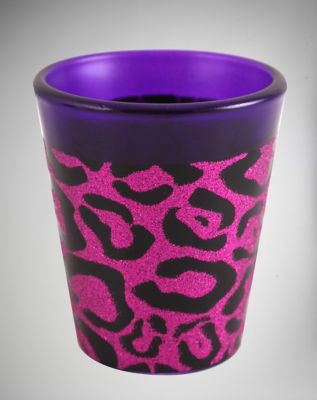 Leopard Shot Glass 2 oz - Spencer's