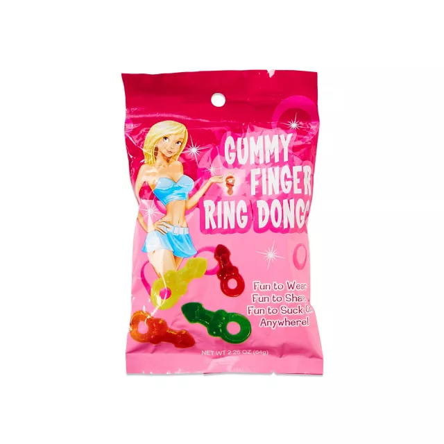 Gummy Finger Penis Candy Rings at Spencer's