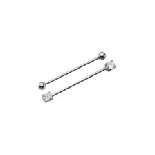 Industrial Barbell Ring - 14 Gauge at Spencer's