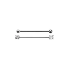 Industrial Barbell Ring - 14 Gauge at Spencer's