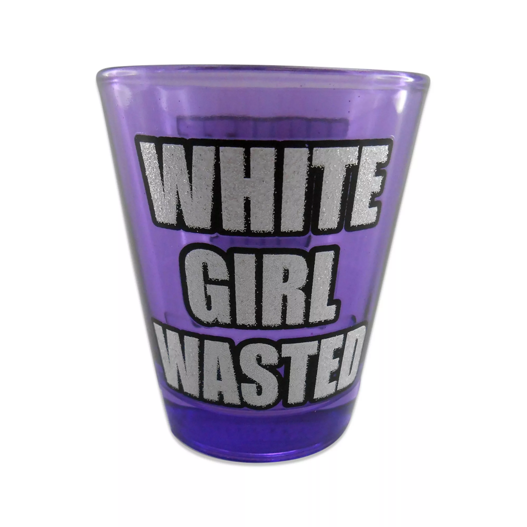 White Girl Wasted Shot Glass 3 oz at Spencer's