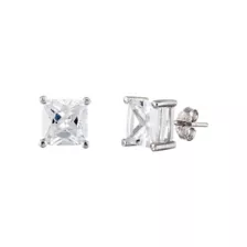 Square CZ Stud Earrings at Spencer's