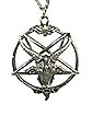Ox Inverted Baphomet Pentagram Necklace