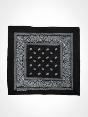 Black Paisley Bandana