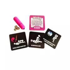 Kinky Vibrations Game With Waterproof Bullet Vibrator Pink at Spencer's