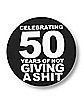 Celebrating 50 Years Button