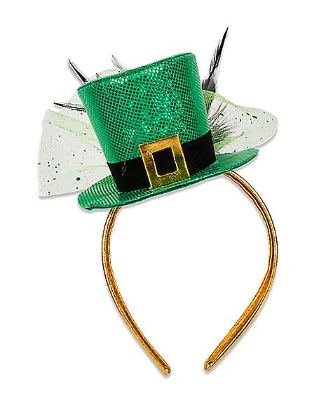 St. Patrick’s Day Top Hat Headband - Spencer's