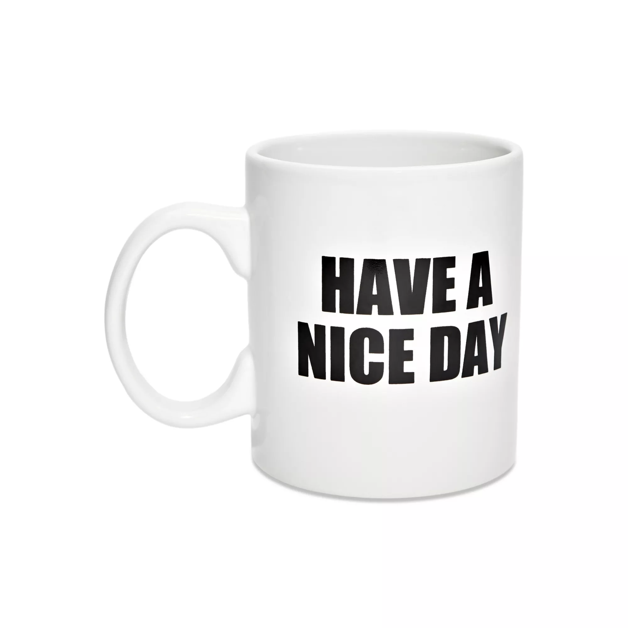 Have a Nice Day Finger Bottom Coffee Mug - 16 oz. at Spencer's