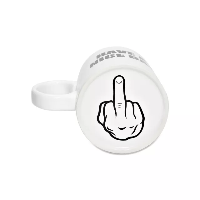 Have a Nice Day Finger Bottom Coffee Mug - 16 oz. at Spencer's