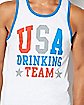USA Drinking Team Mens Tank