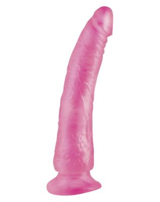 Afternoon D-Light Basix Rubber Works Slim Dildo 7 Inch Pink - Hott Love Extreme