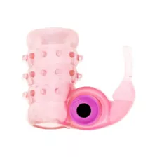 Squeeze Play Vibrating Cock Sleeve - Hott Love at Spencer's
