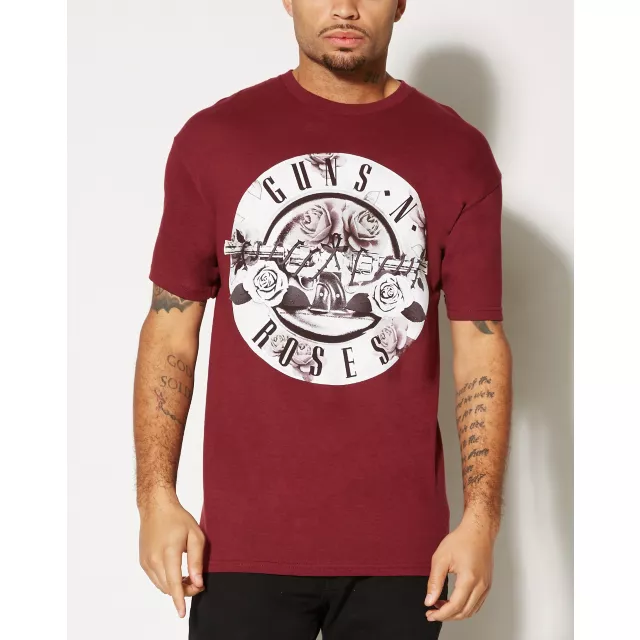 Floral Gun Guns N Roses T shirt at Spencer's