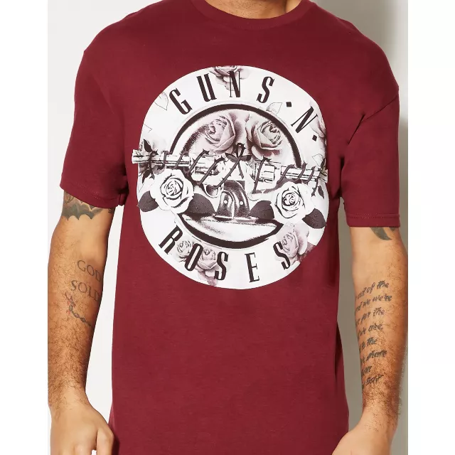 Floral Gun Guns N Roses T shirt at Spencer's