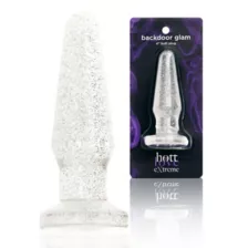 Backdoor Glam Clear Glitter Love Plug 4.8 Inch - Hott Love Extreme at Spencer's